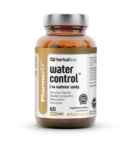 5904703901143---water-control-na-nadmiar-wody-60-kaps-herballine-pharmovit.png Słoik z ciemnego szkła. W składzie: opuncja figowa, nawłoć pospolita, pokrzywa, rdest ptasi. 60 kaps. vege.