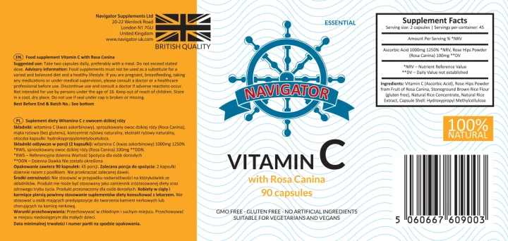 Vitamin C 500 mg 90 capsules Label.jpg