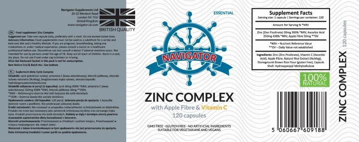 Zinc Complex 30 mg 120 capsules Label.jpg