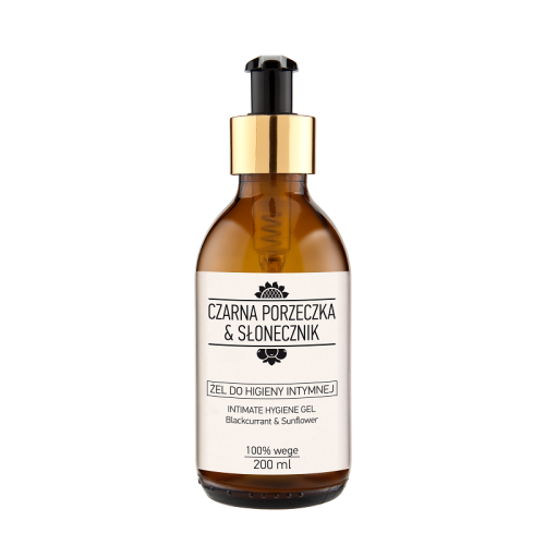 Żel do higieny intymnej Czarna porzeczka & Słonecznik 200 ml - naturalne pochodzenie składników
