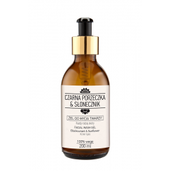 Żel do mycia twarzy Czarna porzeczka & Słonecznik Każdy rodzaj skóry 200 ml - naturalne pochodzenie składników
