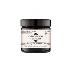 Nawilżający Krem do twarzy Czarna porzeczka & Słonecznik 60 ml - naturalne pochodzenie składników