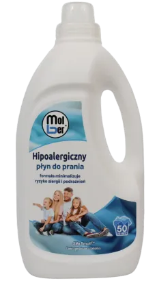 Hipoalergiczny uniwersalny bezzapachowy płyn do prania 1,5L 50 prań