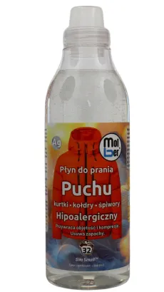 Hipoalergiczny płyn do prania puchu kurtek kołder śpiworów 970ml 32 prania
