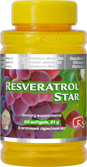 Resveratrol Star- naturalne antyoksydanty.